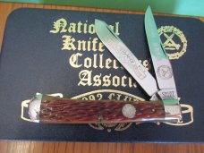 NKCA Sargent Cutlery By Queen City 1992 Bone Trapper 