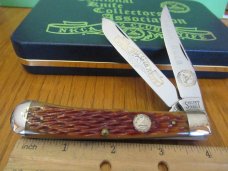 NKCA Sargent Cutlery By Queen City 1992 Bone Trapper 