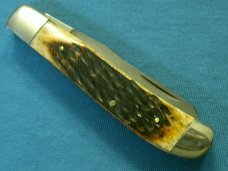 UNITED UC 333 JAPAN JIGGED BONE BULLET GUNSTOCK TRAPPER FOLDING POCKET KNIFE KNIVES