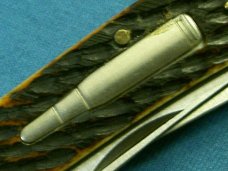 UNITED UC 333 JAPAN JIGGED BONE BULLET GUNSTOCK TRAPPER FOLDING POCKET KNIFE KNIVES