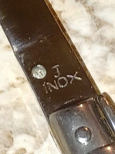 Vintage J Inox Black  Stiletto  8".