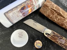 Great Eastern Cutlery Tidioute 363122 Toenail Clipper, India Jigged Bone Handle, GEC 36, New 