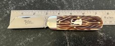 Great Eastern Cutlery Tidioute 363122 Toenail Clipper, India Jigged Bone Handle, GEC 36, New 