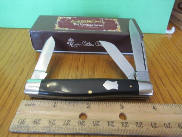 Schatt & Morgan Ebony Premium Stockman # 3302