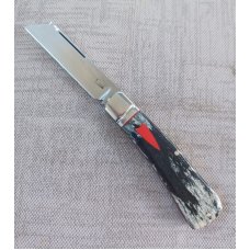 Kroo JackalDogleg SheepsfootKudu Bone375quotRwl34red houndstooth and accentscoaslip
