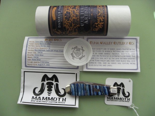 TUNA VALLEY OLD MAN JACK BLUE MAMMOTH TOOTH #2 
