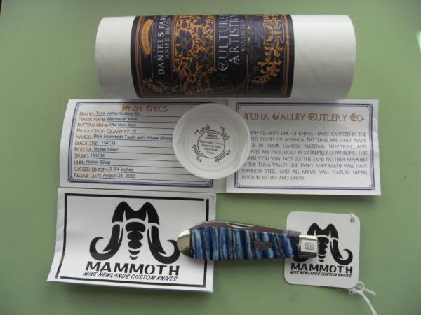 TUNA VALLEY OLD MAN JACK BLUE MAMMOTH TOOTH #2 