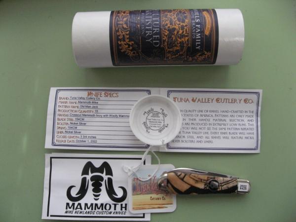 TUNA VALLEY OLD MAN JACK MAMMOTH MIKE CROSSCUT IVORY #1