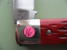 DANIELS FAMILY KNIFE BRANDS-TITUSVILLE CUTLERY-BIG EASY COTTON KNIFE-PRECIOUS STONE BONE #2