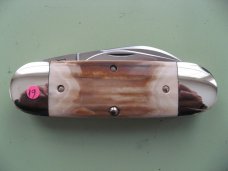 DANIELS FAMILY KNIFE BRANDS-TITUSVILLE CUTLERY-MOTHER HUBBARD SUNFISH-MAMMOTH BARK IVORY