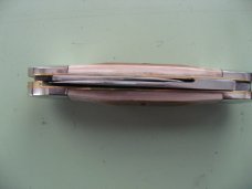 DANIELS FAMILY KNIFE BRANDS-TITUSVILLE CUTLERY-MOTHER HUBBARD SUNFISH-MAMMOTH BARK IVORY