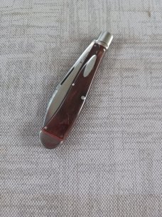  K'roo Custom Brown Dyed Giraffe Wharnie Slimline,, 4", Rwl34..filework..coa and slip 