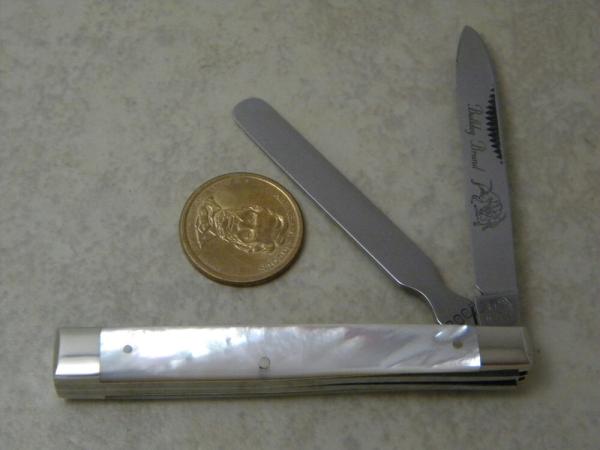Bulldog Brand Solingen Germany PROTOTYPE Mother of Pearl Doctor's Knife 