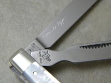 Bulldog Brand Solingen Germany PROTOTYPE Mother of Pearl Doctor's Knife 
