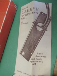 Gerber 5" Sportsman Steel with Handle 
