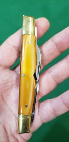 4 1/4" Custom Made Half Congress Pocket Knife