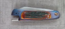 Vincenzo Balistreri Native Taillock..Titanium frame..Sambar Stagi inlays..4" cllsd..AEB-L..slim