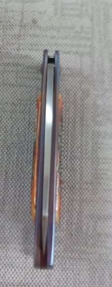 Vincenzo Balistreri Native Taillock..Titanium frame..Sambar Stagi inlays..4" cllsd..AEB-L..slim