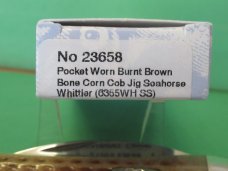 Case XX 2019 Pocket Worn Burnt Brown Bone Seahorse Whittler Pattern # 6355WH SS