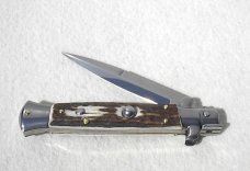NEW FRANK BELTRAME 9" BEAUTIFUL GENUINE STAG ITALIAN STILETTO 