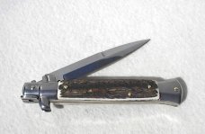 NEW FRANK BELTRAME 9" BEAUTIFUL GENUINE STAG ITALIAN STILETTO 