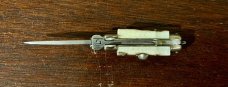 Miniature Switchblade Knife, Made In Italy, Marked Inox, Older Style, Nice Stag Handle 