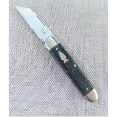 Kroo Wharnie Sleeveboard375quotcldRwl34 long pullDenim micarta and red accentsArrowhead Shield