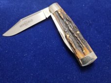 GEC Great Eastern Cutlery 44 Gunstock Buffalo Jack 441218 SAMBAR STAG