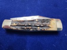 GEC Great Eastern Cutlery 44 Gunstock Buffalo Jack 441218 SAMBAR STAG