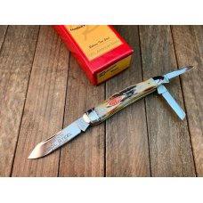 Robeson by Queen Humpback Whittler Sambar Stag D2 Tool Steel 1 of 100
