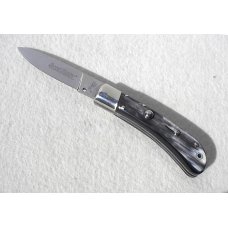 NOS AKC ITALIAN CLASSIC SPEED HUNTER GENUINE BRAZILIAN HORN NICKEL SILVER BOLSTERS