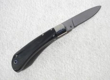 NOS AKC ITALIAN CLASSIC SPEED HUNTER GENUINE BRAZILIAN HORN NICKEL SILVER BOLSTERS 