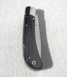 NOS AKC ITALIAN CLASSIC SPEED HUNTER GENUINE BRAZILIAN HORN NICKEL SILVER BOLSTERS 