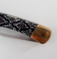 Buck Knives 110 Rattlesnake Etch / Original Box and Sheath