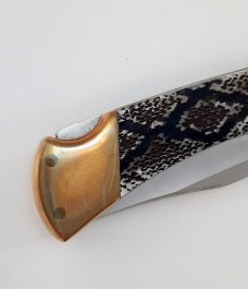Buck Knives 110 Rattlesnake Etch / Original Box and Sheath