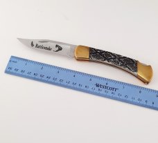 Buck Knives 110 Rattlesnake Etch / Original Box and Sheath