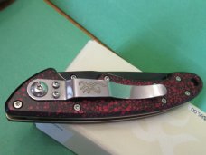 Browning Red Eclipse Liner Lock Made in Italy Model #074