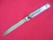 Vintage German Bonsa Slim Chrome Plated Leverlock Knife