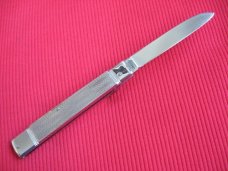 Vintage German Bonsa Slim Chrome Plated Leverlock Knife