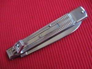 Vintage German Bonsa Slim Chrome Plated Leverlock Knife