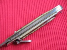 Vintage BONSA German Stag Leverlock Switchblade Knife