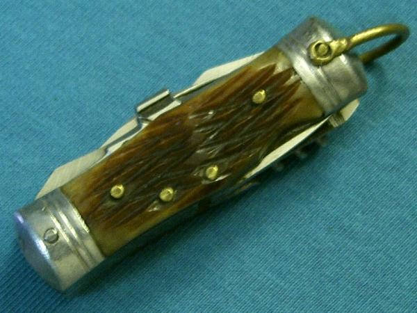 VINTAGE JAPAN BONE HANDLE POCKET WATCH FOB KEYCHAIN MINI BABY HOBO FOLDING POCKET KNIFE KNIVES OLD VINTAGE JAPAN BONE HANDLE POCKET WATCH FOB KEYCHAIN MINI BABY HOBO FOLDING POCKET KNIFE KNIVES OLD