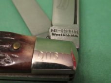 Schrade IXL Wostenholm Brown Bone Stockman 