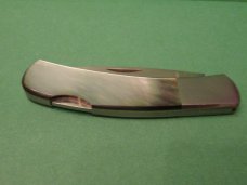 Collector Knives By Sam McDowell Black Pearl Folding Back Lock 