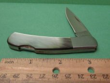 Collector Knives By Sam McDowell Black Pearl Folding Back Lock 