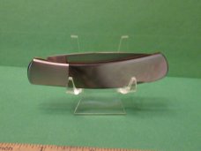 Collector Knives By Sam McDowell Black Pearl Folding Back Lock 