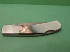 Collector Knives By Sam McDowell Black Pearl Folding Back Lock 