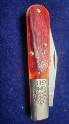 MINT GREAT EASTERN CYCLOPS STEEL 861121 RUST ORANGE BONE ACCORN BARLOW KNIFE