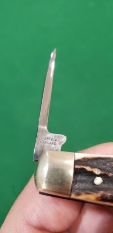 Rare Joseph Rodgers Star & Cross Multi Tools, Sheffield England, Nice Stag Handles!