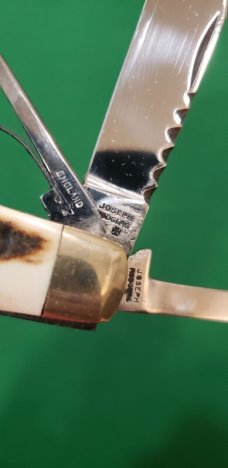Rare Joseph Rodgers Star & Cross Multi Tools, Sheffield England, Nice Stag Handles!